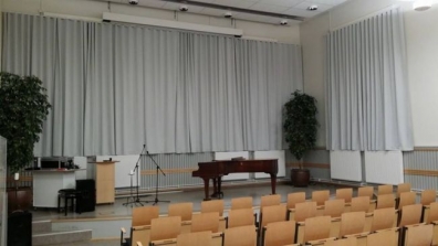 draperier aula, draperi aula, gardiner aula,